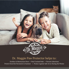 Dr. MaggiePaw Protector | Paw Balm for Cats and Dogs | Moisturize Dry Cracked Paw Pads | Protect Against Snow, Ice, Salt, Hot Pavement, & Abrasive Surfaces