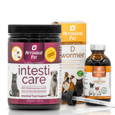 Deworming Bundle - Arrowleaf Pet Intesti Care and FREE D Wormer