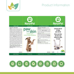 Arrowleaf Pet Paw and Skin Label