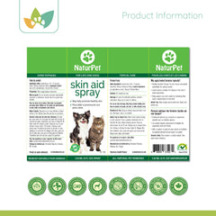 Arrowleaf Pet Skin Aid Spray Label